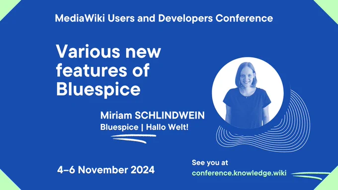Miriam Schlindwein's talk at MediaWiki Users and Developers Conference