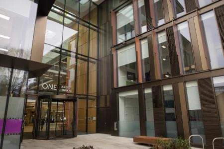 The frontage of the Counci's offices in One Angel Square