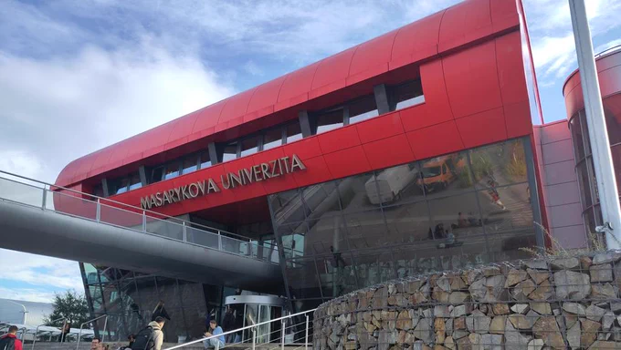 Part of Masaryk University's very modern campus