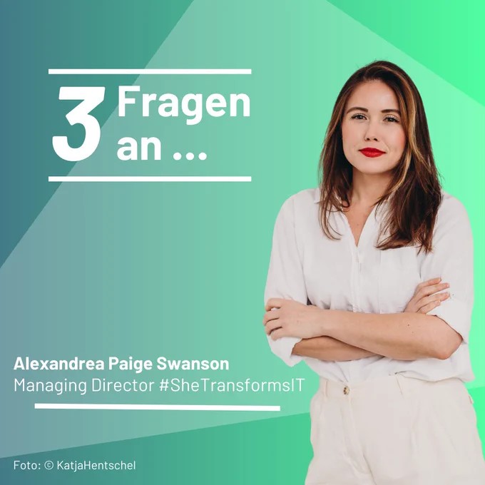 eine Frau mit verschränkten Armen