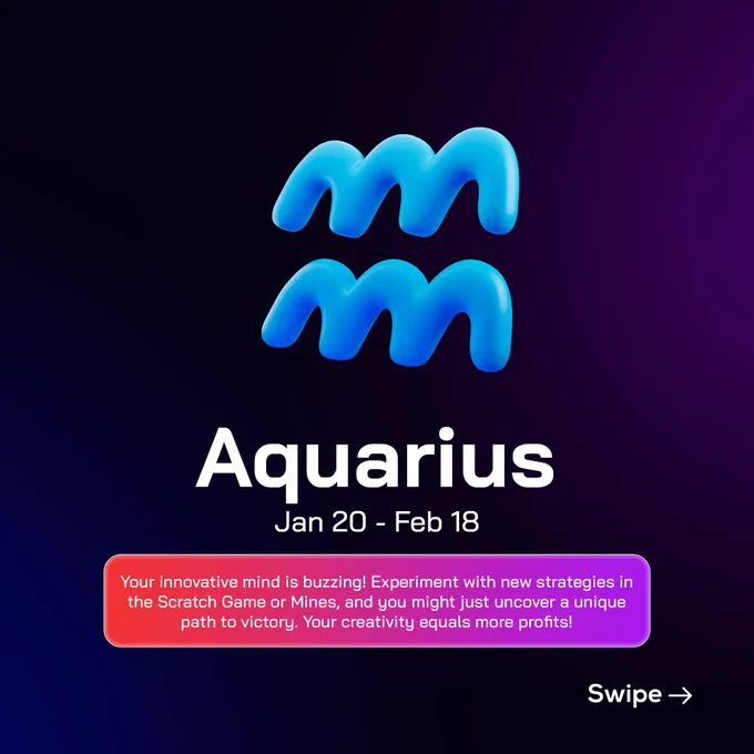 ✨What’s written in the stars for you today?✨

🌟 BLove DApp presents your Crypto Horoscope—tailored just for your zodiac sign! Curious to see how your sign aligns with your BLove DApp journey? 💰🌙

Swipe through our carousel to discover what cosmic vibes are guiding your journey today. From unexpected twists to exciting opportunities, your horoscope could hold the key to your next move! 🌙💫

Drop your zodiac sign in the comments! Did the stars get it right? Let us know! 🔮👇

#CryptoHoroscope #BLoveDApp #ZodiacVibes #ZodiacSigns #WhatsYourSign #CryptoJourney #BLoveDAppHoroscope #BLoveDAppCommunity #BLOVE #Astrology #Horoscope2024 #Aries #Taurus #Gemini #Cancer #Leo #Virgo #Libra #Scorpio #Sagittarius #Capricorn #Aquarius #Pisces #BLOVE