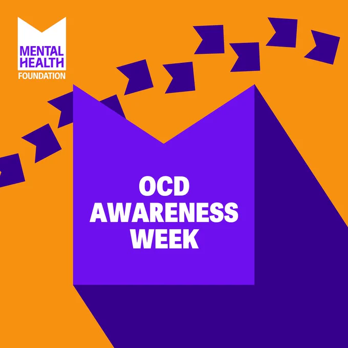 Graphic with text:
OCD Awareness Week