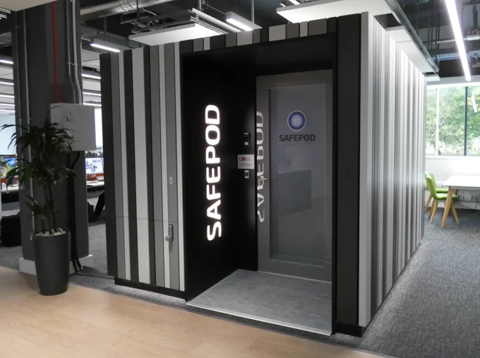 Picture of the University of St Andrews SafePod.