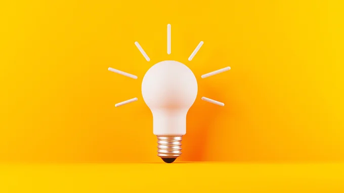 A lightbulb