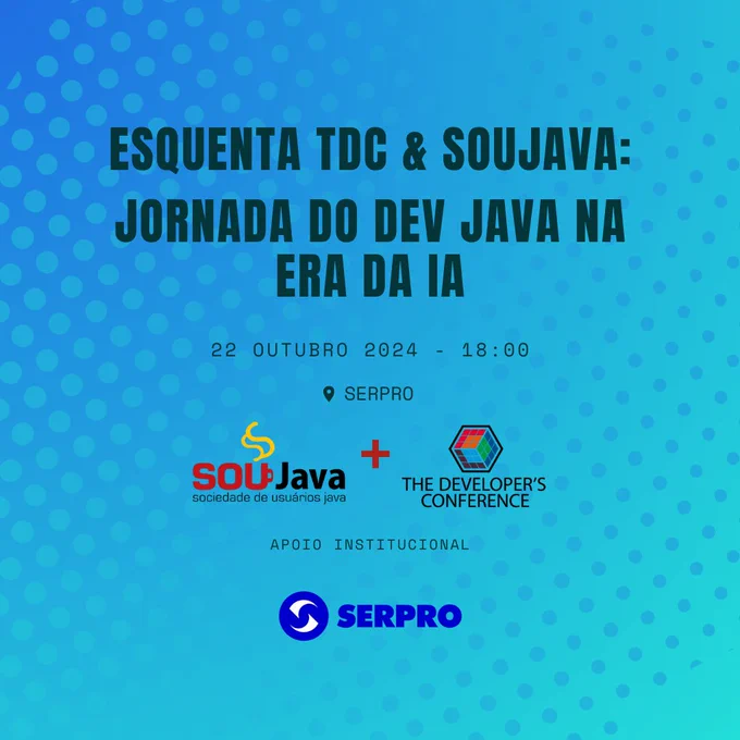 esquenta tdc & soujava: jornada do dev java na era da ia