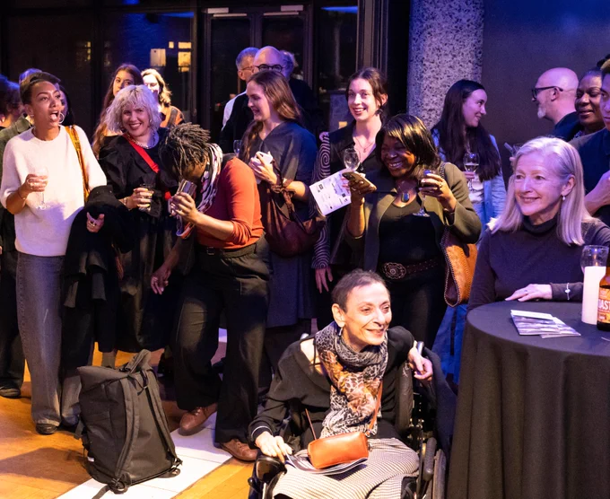 Launch party guests