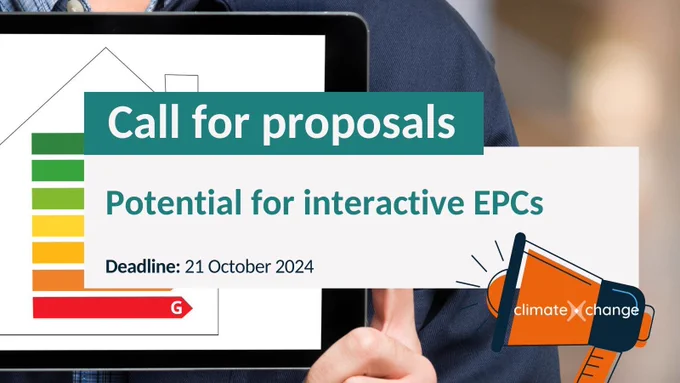 Call for proposals: Potential for interactive EPCs. Deadline: 21 October 2024