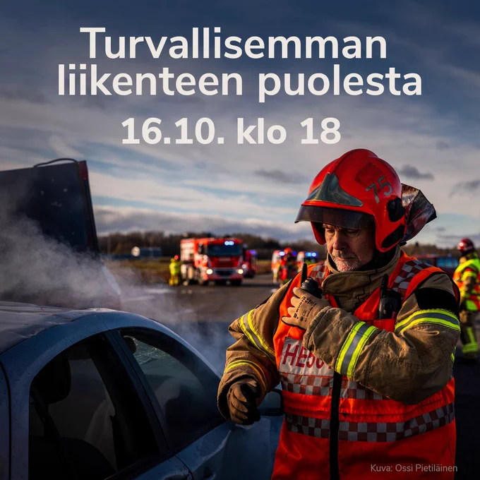 Turvallisemman liikenteen puolesta 16.10. klo 18.