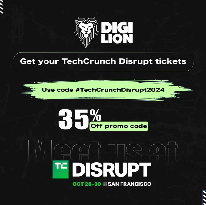 Calling all #Tech enthusiasts! Get discounted tickets to #TechCrunchDisrupt 2024! Use code #TechCrunchDisrupt2024 for savings. ️ Don't miss out! [bit.ly/4cIoas8] #Discount