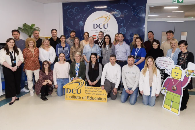 Teachers, Oide Professional Learning Leaders and members of the LEGO Education Innovation Studio team