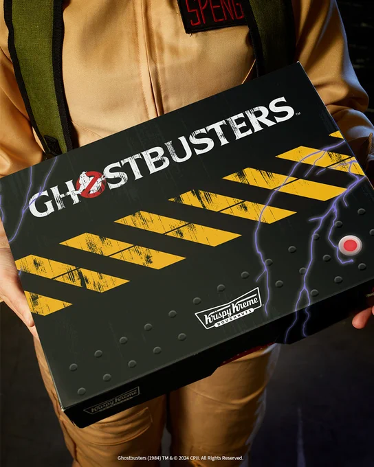 Ghostbuster X Krispy Kreme Doughnut Collection with Ghosbusters themed specialty box. 