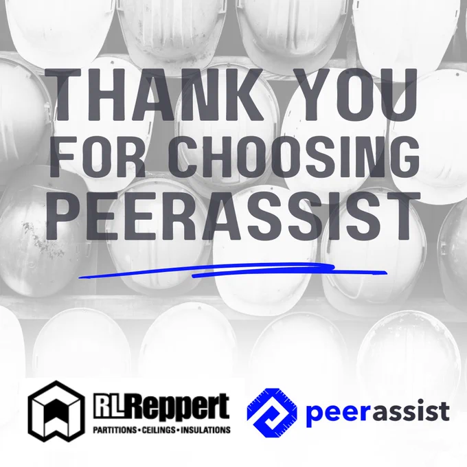 PeerAssist thanks RL Reppert Inc for their business