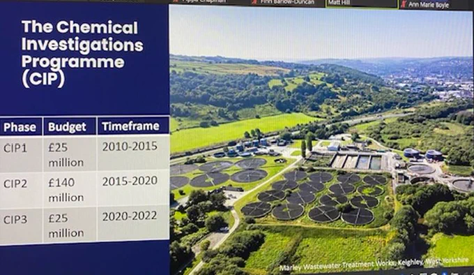 waste water treatment works in Keighley