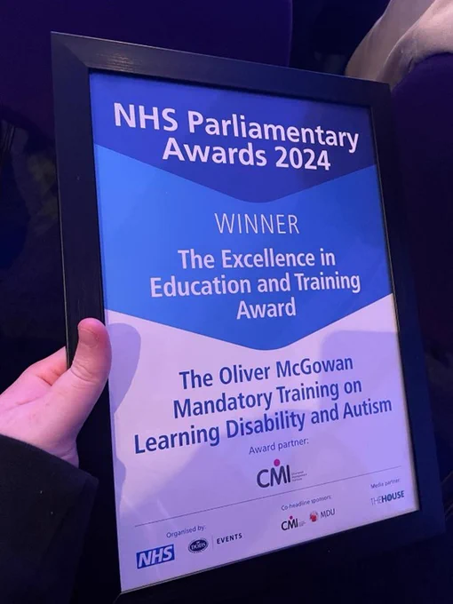 Excellence in Education and Training Award