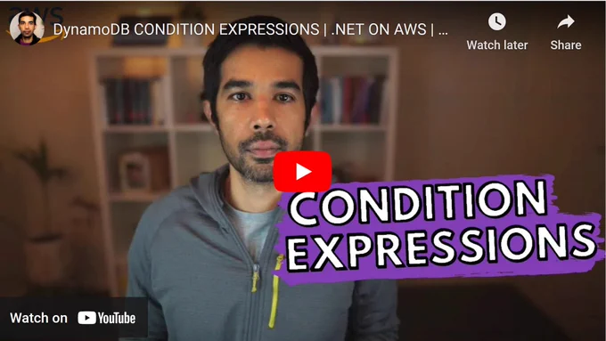 video title DynamoDB conditon expressions