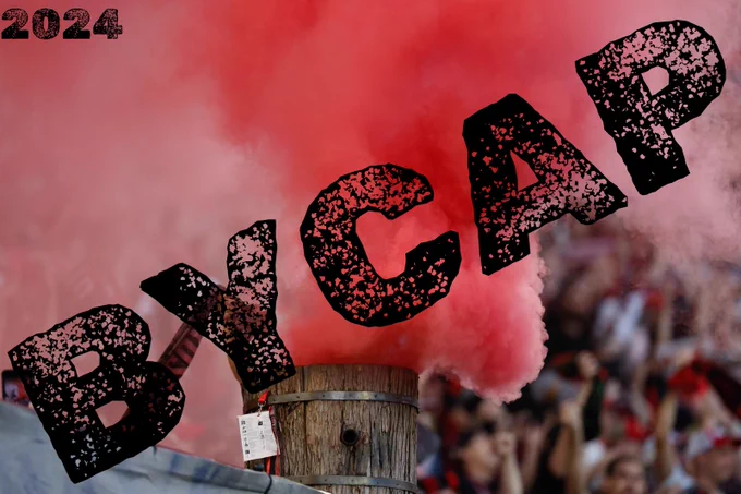 Image with red goal smoke. Text reads 2024 B Y C A P.