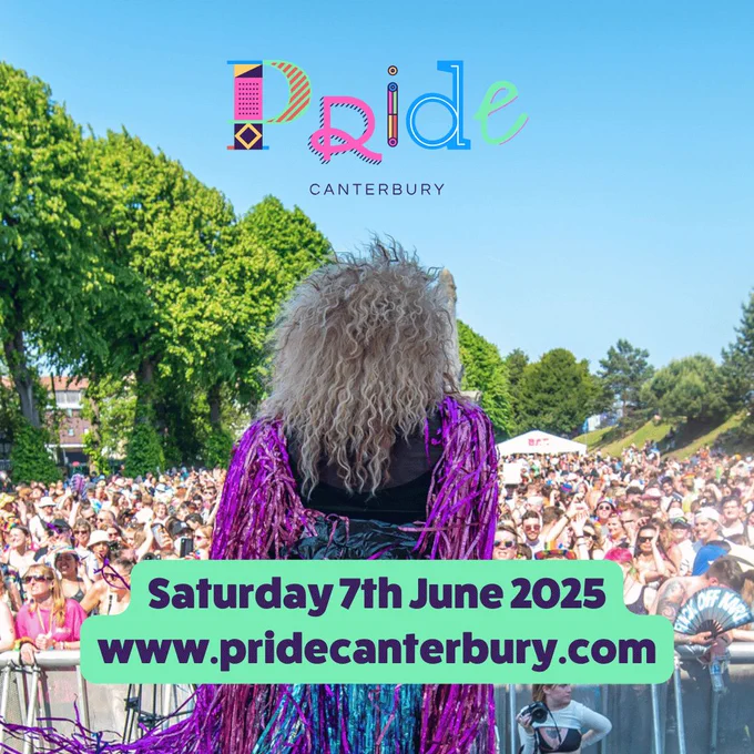 Saturday 7th June 2025
www.pridecanterbury.com