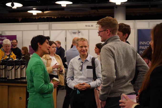 Cat Little, Chief Operating Officer for the Civil Service and Permanent Secretary to the Cabinet Office meeting civil servants at Civil Service Live 2024.
