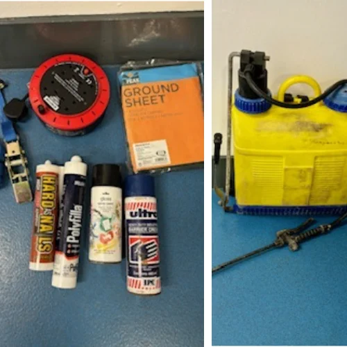 Suspected stolen goods which were recovered by police in Billingham.