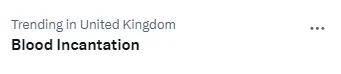 Trending in United Kingdom: Blood Incantation