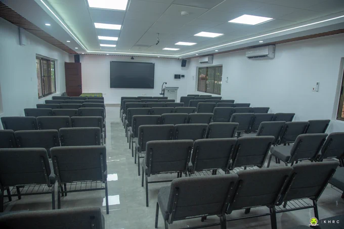 The newly renovated 100-seater capacity conference hall