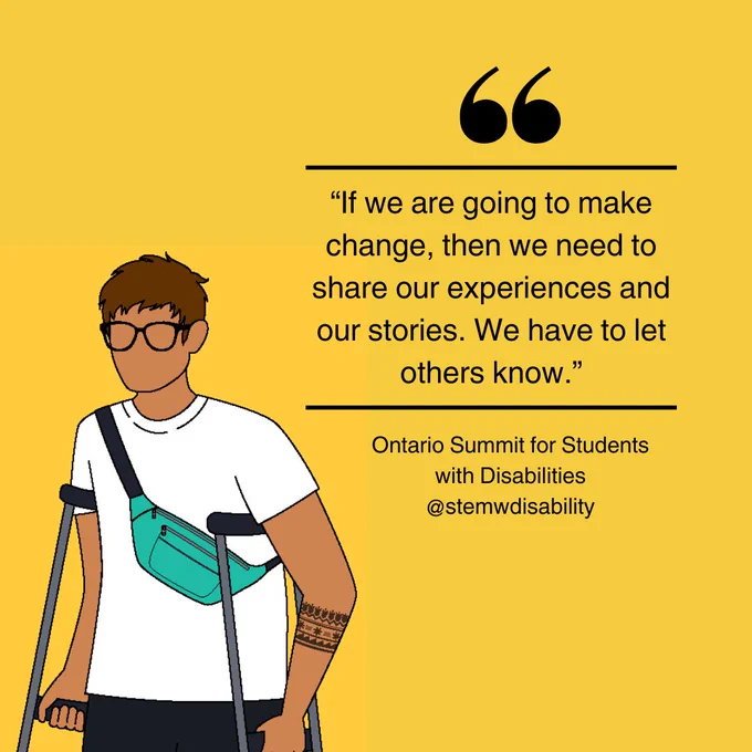 “If we are going to make change, then we need to share our experiences and our stories. We have to let others know.”