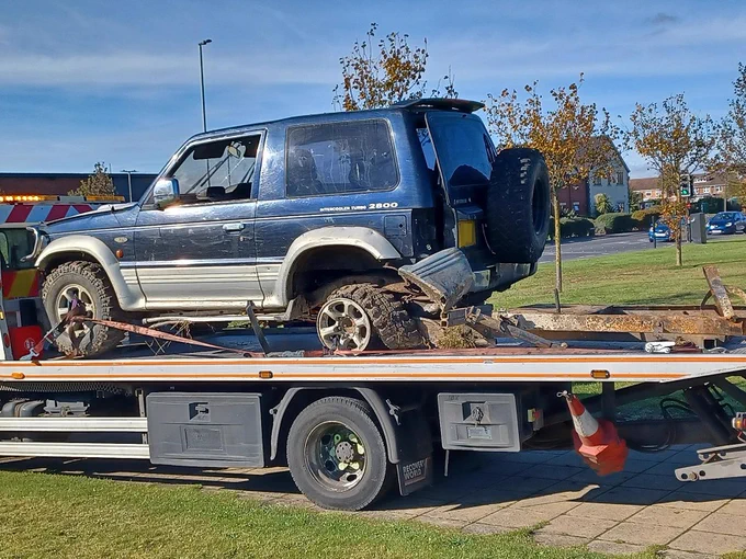 Vehicle seized by Hartlepool neighbourhood officers.