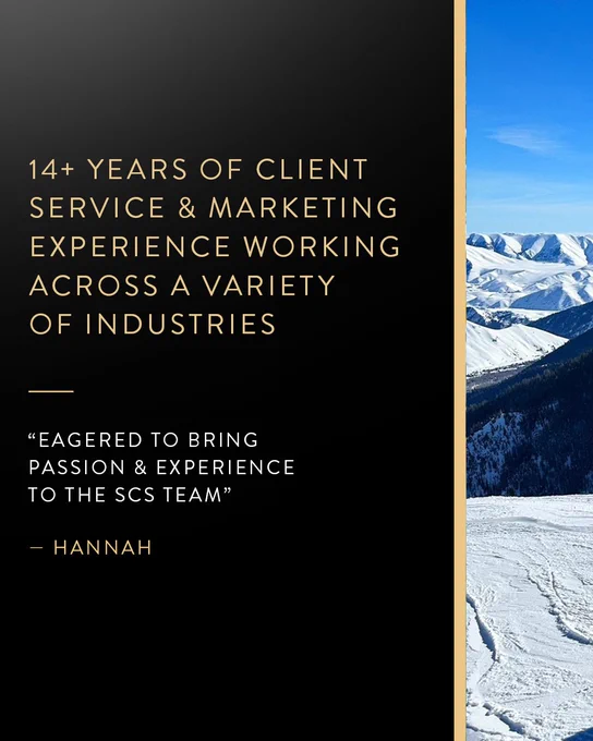 SCS’s newest Director of Client Services