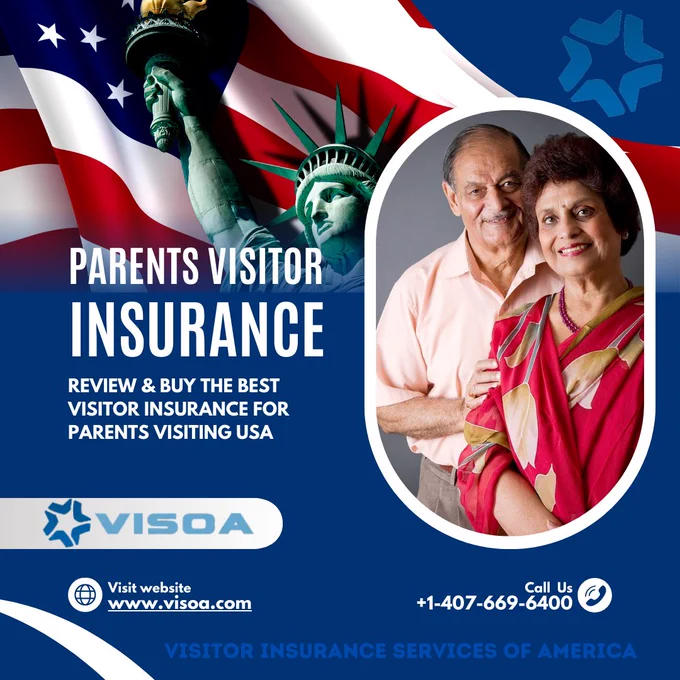 Visitors Insurance is ideal for visitors to the USA, foreign travelers visiting America, or Indian parents visiting the USA, or for foreign relatives traveling to the United States, or anyone traveling outside their home country. Review top-rated visitors insurance plans and buy the best suited coverage for visitors to the USA, top-rated plans with sickness or injury benefits, quote cost and instantly purchase Visitor Insurance India to USA today on VISOA.com.