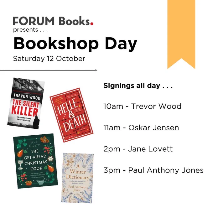 Bookshop Day Sat Oct 12