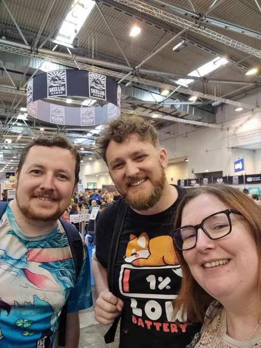 The DAG team with Essen Spiel in the background.