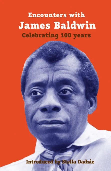 James baldwin book cover - red background