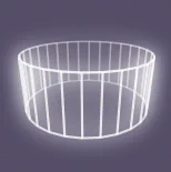 fruity reeverb 2 room visualizer, showing a glowing cylinder 