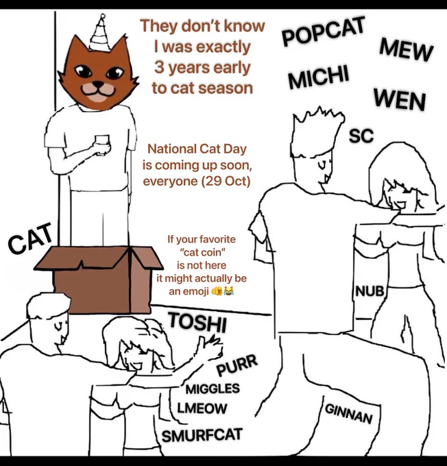 They don’t know I was exactly 3 years early to cat season 