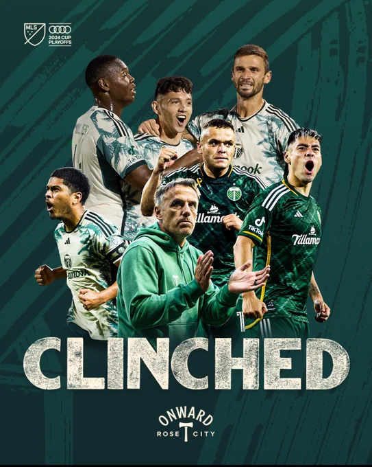 Timbers have qualified for the 2024 Audi MLS Playoffs