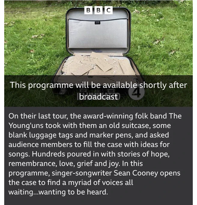 Programme description of suitcase
