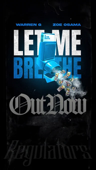 Let Me Breathe by Warren G featuring Zoe Osama is a fresh breath of G-Funk air, carrying that unmistakable West Coast vibe while embracing modern Hip-Hop sensibilities. Warren G, the legendary producer and rapper from Long Beach, CA, teams up with Zoe Osama to create a track that drips with laid-back coolness and street wisdom. With a beat that bounces at 98 BPM, this track sits comfortably in the middle of your playlist, delivering a rhythmic groove that you can’t help but nod along to.

The track starts off with a catchy hook that emphasizes the need for space and freedom—a recurring theme that speaks to the grind and hustle of life in the fast lane. “Tens, twenties, fifties, hunnids, give a nigga space, let me breathe,” echoes throughout the track, creating an anthemic chorus that sticks with you. Warren G’s production is smooth yet gritty, layering rich basslines with crisp percussion, all while maintaining that signature G-Funk essence that made him a household name.