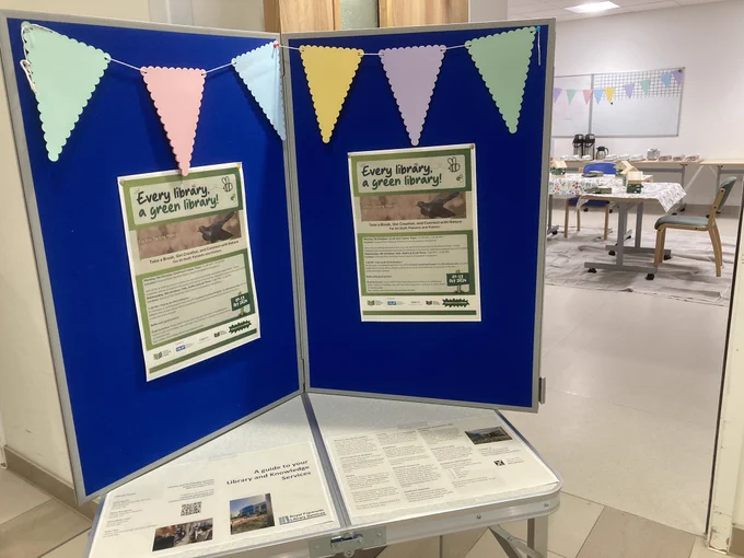 Green Libraries Week display
