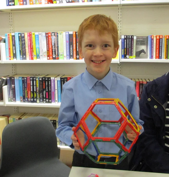 boy with polydron