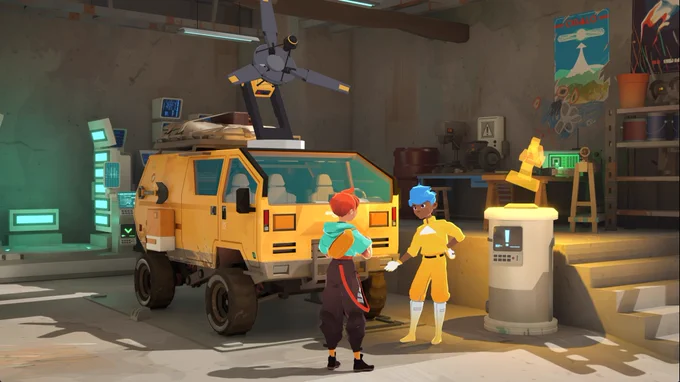 The garage from caravan sandwitch with sauge, nefle and the van