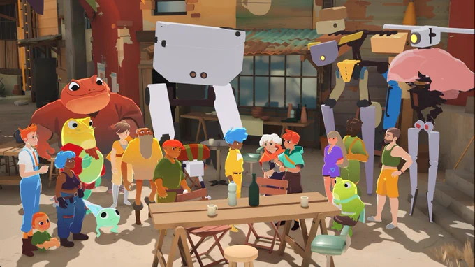 all the characters from caravan sandwitch in the village
