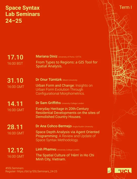 Conference flyer listing dates, time, speaker and titles of the 5 talks. More details can be found at https://bit.ly/SSLSeminars_24-25
