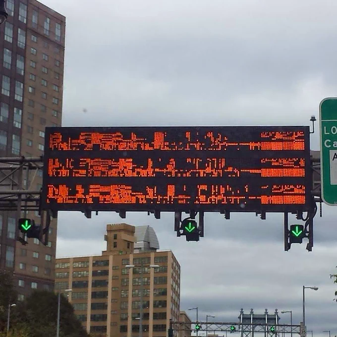 Glitch Street Sign - Photo from Kalvin Clein 