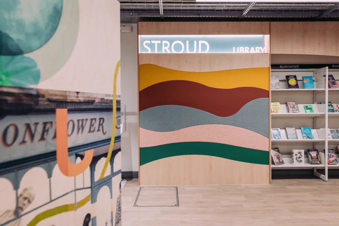 Inside the new Stroud Library