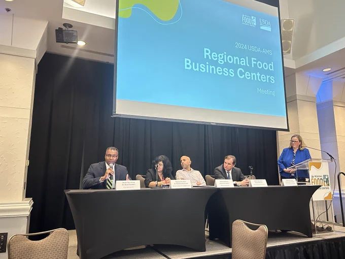 RD Under Secretary Dr. Basil Gooden at Gallaudet University in Washington, DC for the Regional Foods Business Centers Convening Leadership Panel.