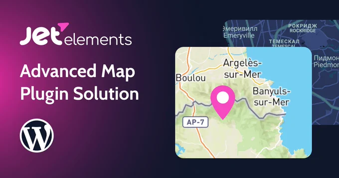 advanced map for elementor