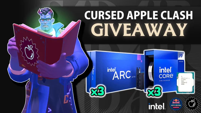 The Official Dead Air x Intel Giveaway for the #CursedAppleClash! No Purchase Necessary