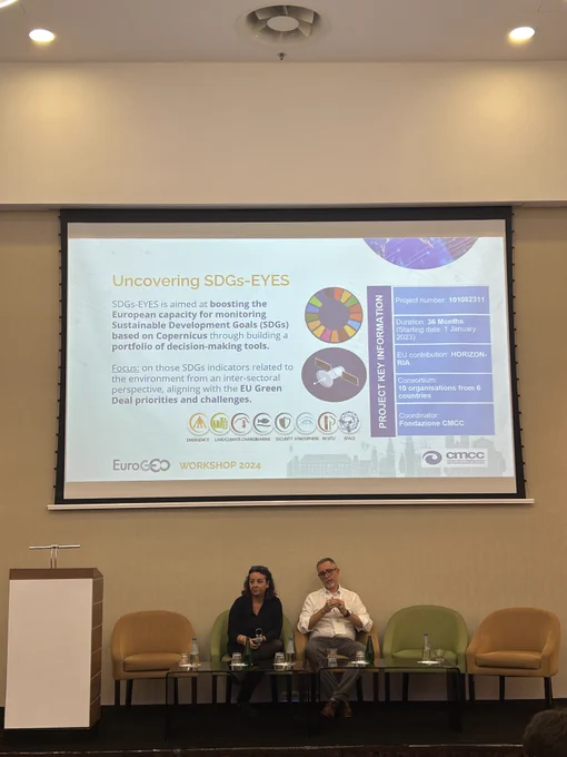 Harnessing Earth Observation data for Sustainable Development: T6 at the SDGs-EYES Policy Event at EuroGEO 2024