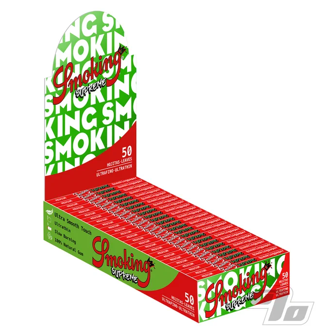 Buy Smoking Supreme 1 1/4 Size rolling papers @1percent.com