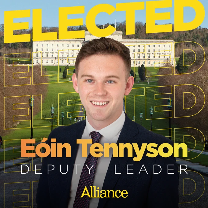 Eoin Tennyson, new Deputy Leader of Alliance